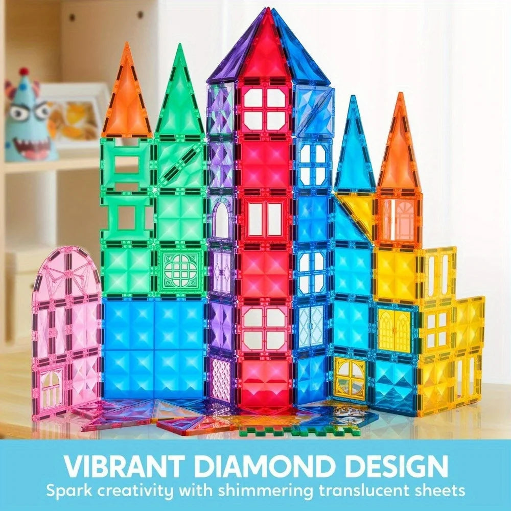 110/66/50 PCS Magnetic 3D Building Tile Sets