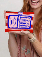 Reusable Tote Bag And Cosmetic Pouch Set