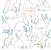 Organic Cotton Infant/Toddler Hooded Bath Towel | Bunnies