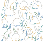 Organic Cotton Infant/Toddler Hooded Bath Towel | Bunnies