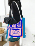 Reusable Tote Bag And Cosmetic Pouch Set