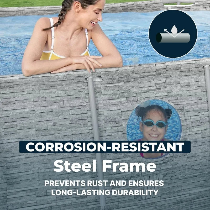Above Ground Steel Swim Vista Pool 14'x8'2"x39.5"