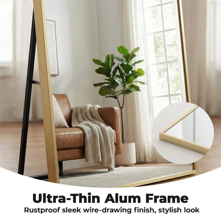 59x16" Full Length Mirror Floor Standing