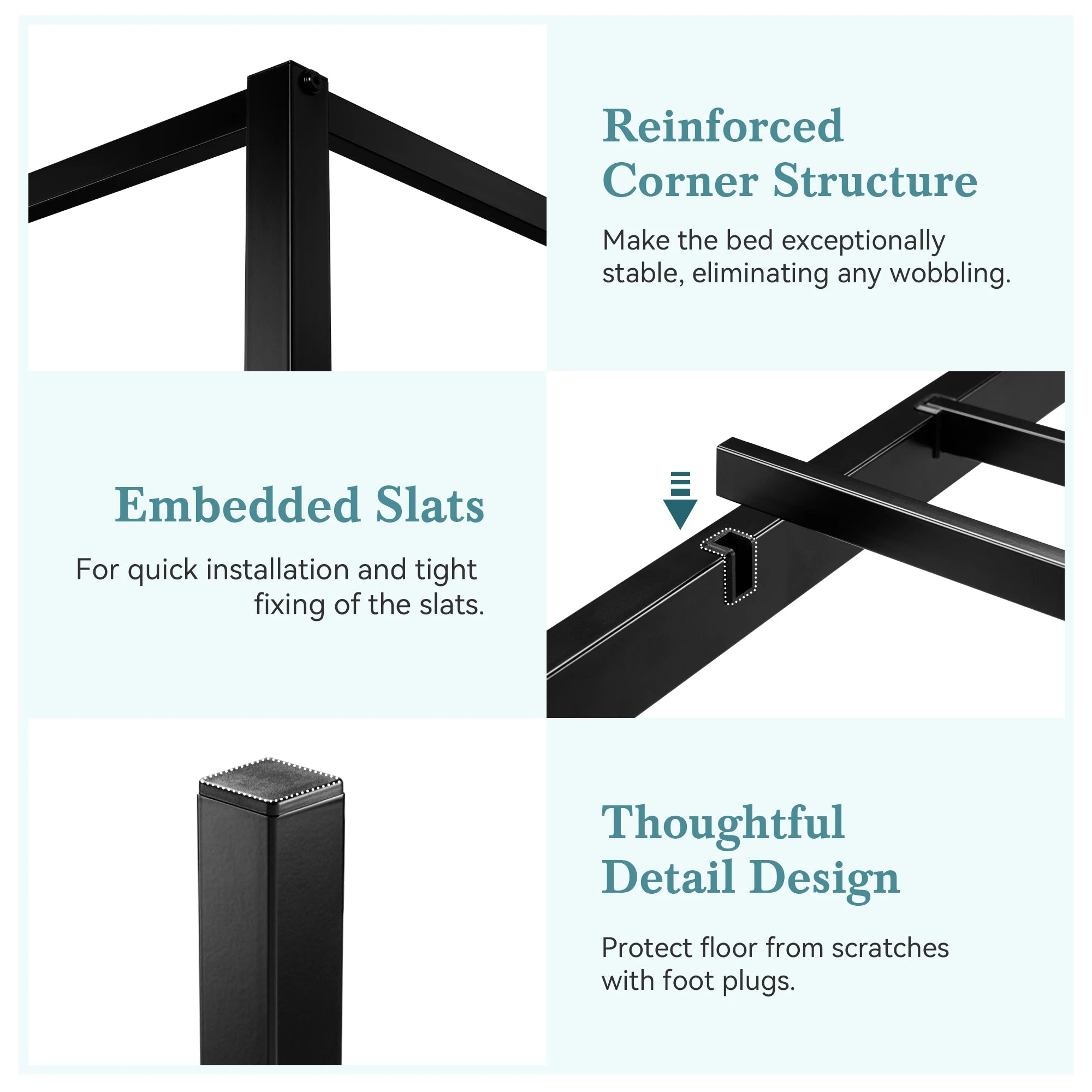 Canopy Enhanced 4-Poster Bed Frame