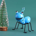 New 4-1PC Ant Decor Outdoor Garden Cute Insect Metal Ant Living Room Wall Art Sculptures Wall Hang Home Decors Jewelry Ornament