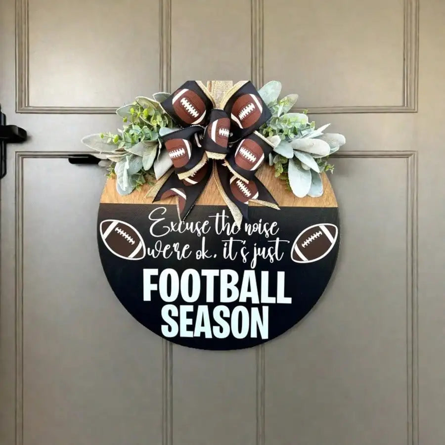 Football Season Front Door Decor
