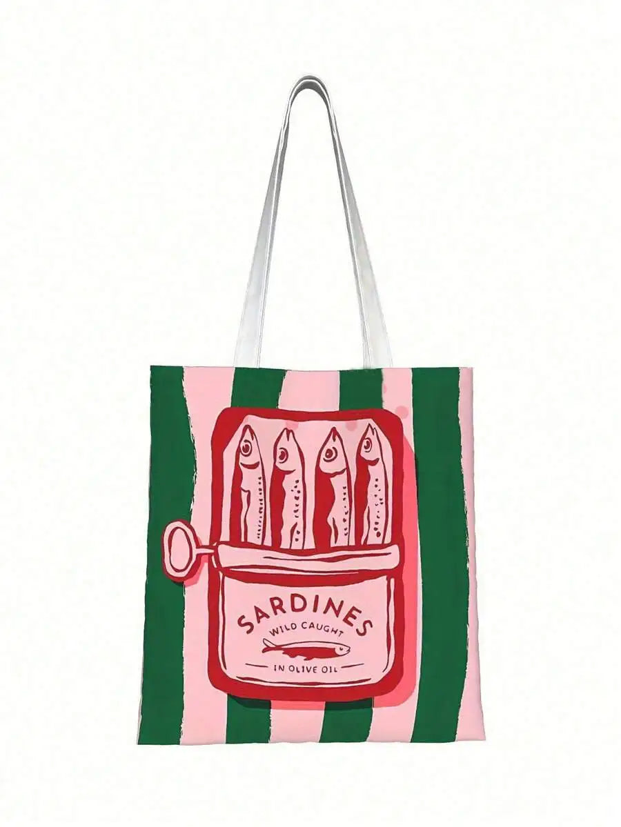 Reusable Tote Bag And Cosmetic Pouch Set