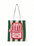 Reusable Tote Bag And Cosmetic Pouch Set