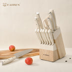 14 Pieces Knife Set With Wooden Block