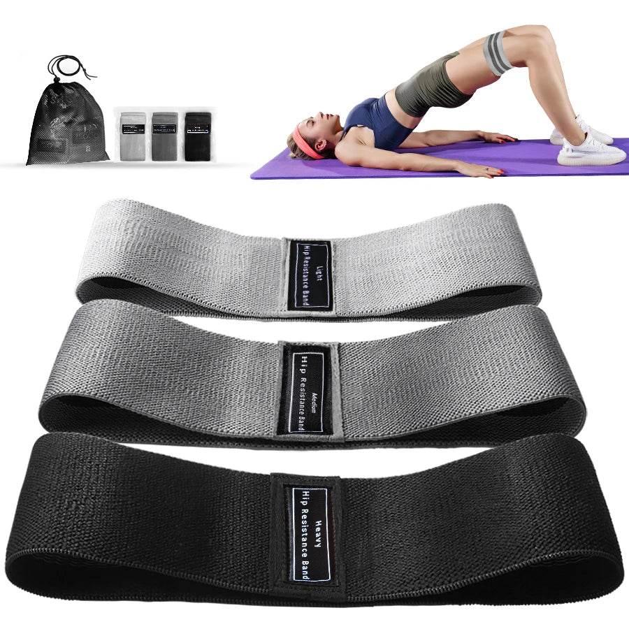 Fabric Resistance Workout Bands Hip Booty Thighs