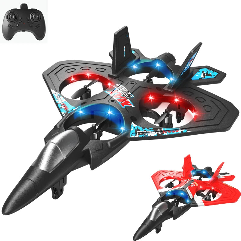 Remote Control Aircraft Stunt-Glider Hover Craft