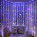 LED Curtain USB Power Fairy Lights for Holidays or Fun Rooms, Remote Control