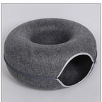 Interactive Tunnel/Donut Cat Bed & House