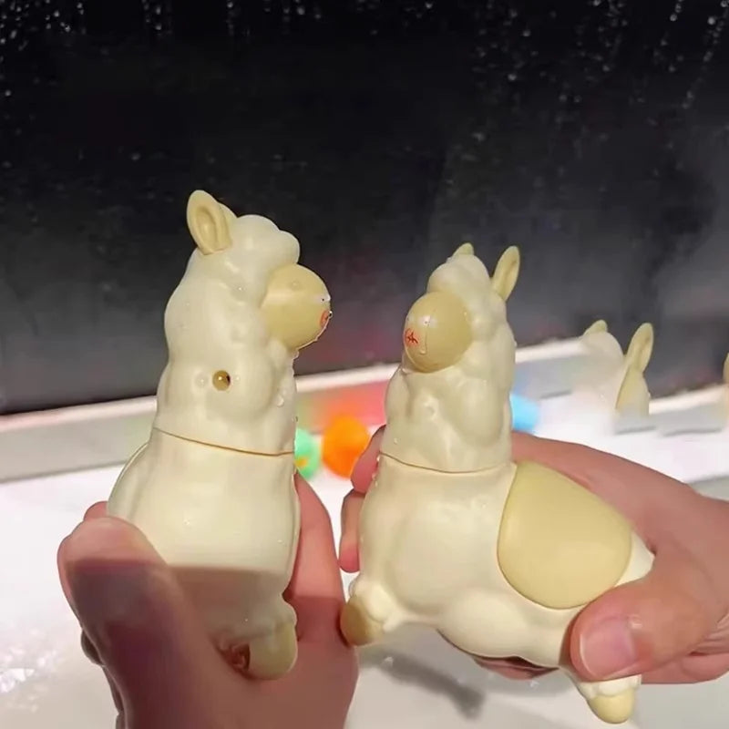 Shaking Head Alpaca Pressing Water Toy for Outdoor Games