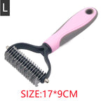 Professional Pet Hair Removal Comb | Shedding Tool for Dogs and Cats