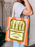 Reusable Tote Bag And Cosmetic Pouch Set