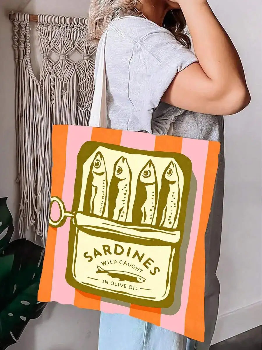 Reusable Tote Bag And Cosmetic Pouch Set