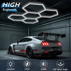 Hexagon LED Honeycomb Garage/Shop Light