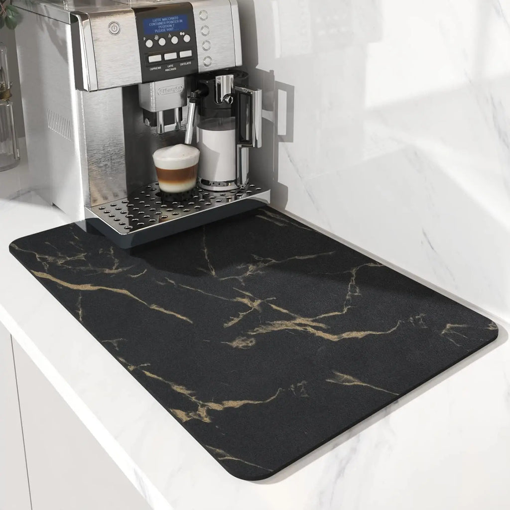 Absorbent Dish Drying & Coffee Station Mat, Various Colors, Sizes