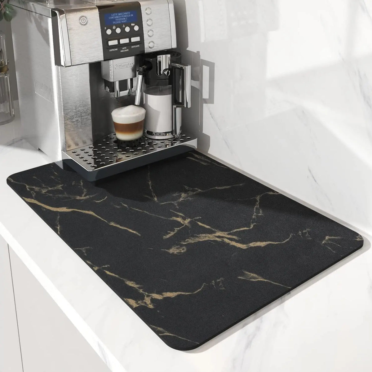 Absorbent Dish Drying & Coffee Station Mat, Various Colors, Sizes