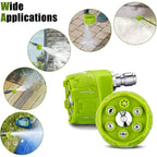 6 in 1 High Pressure Car Wash Nozzle | 14 Inch Quick Connect for 1/4 Pressure Washers