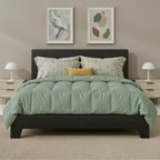 HOOMIC Full/Queen/King Upholstered Platform Bed Frame