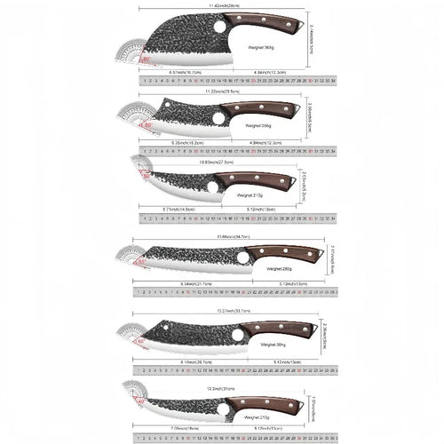 6 Pcs Professional Chef's Kitchen Knife Set
