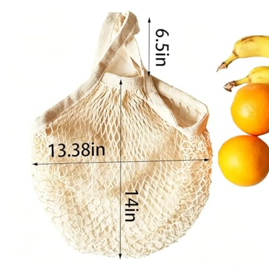 Reusable Cotton Grocery Bags Pack Of 3