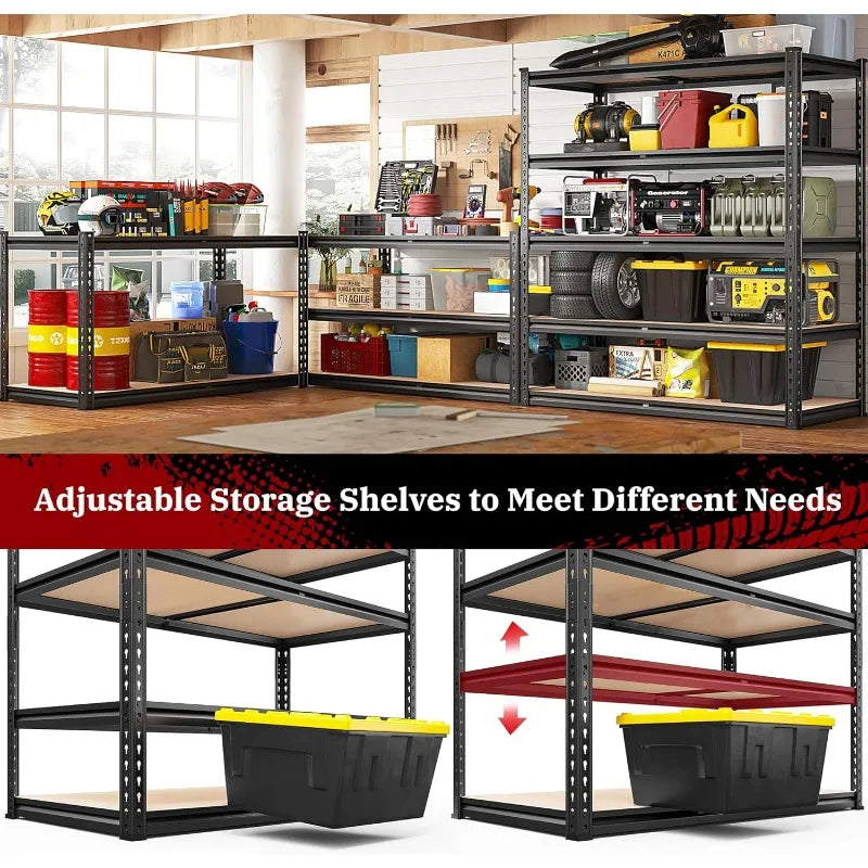 2500LBS Garage Heavy Duty Metal 5 Tier