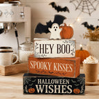 Wooden Halloween Tiered Decor