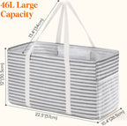 Extra-Large Reusable Grocery Bag With Metal Frame