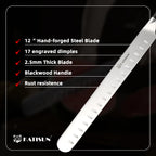 13 Inch Round-Tip Carbon Steel Slicing Knife