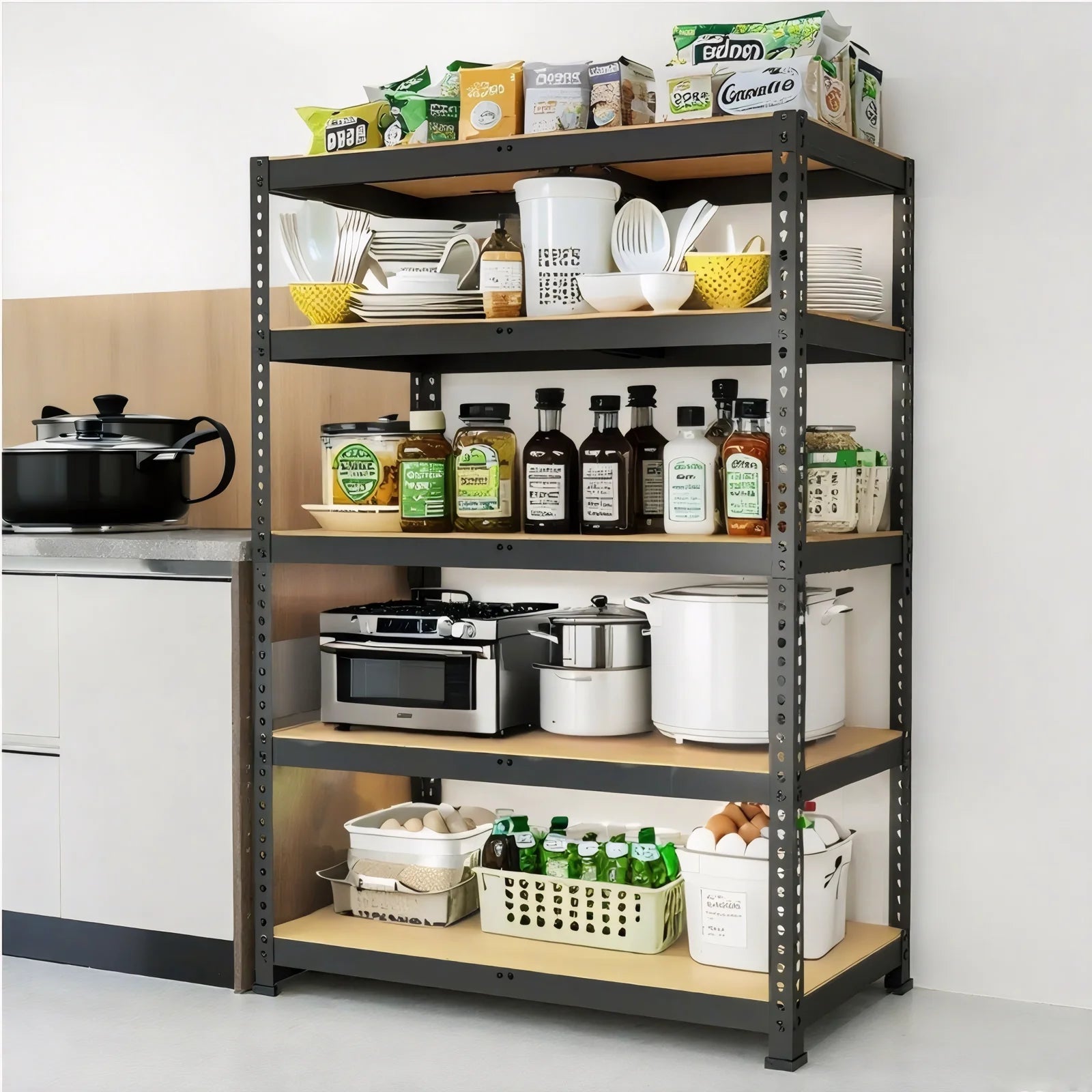 72"/60"H 2000LBS Capacity Heavy Duty Adjustable Shelves