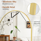 18x58" Arched Full Length Mirror With Stand