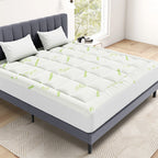 Bamboo Viscose Derived Soft Mattress Topper Breathable Cooling