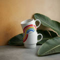 Set of 2 Rainbow Stacking Mugs