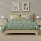 HOOMIC Full/Queen/King Upholstered Platform Bed Frame