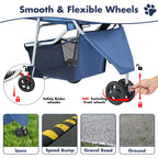 Foldable Pet Stroller For Dogs & Cats