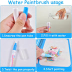 1pc Children's Reusable Water Drawing Book | Mess-Free Magic Coloring Pad