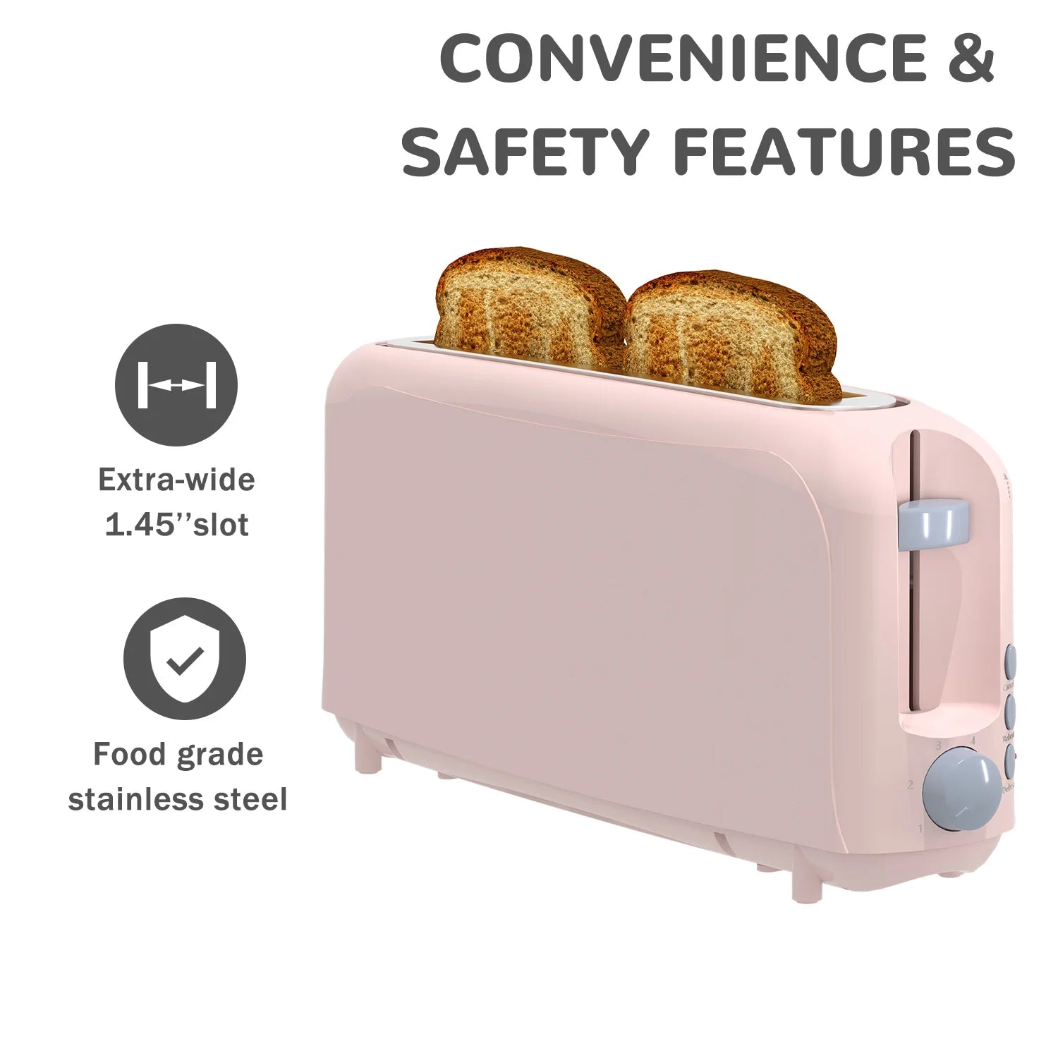2-Slice Slim Toaster In 6 Modern Colors