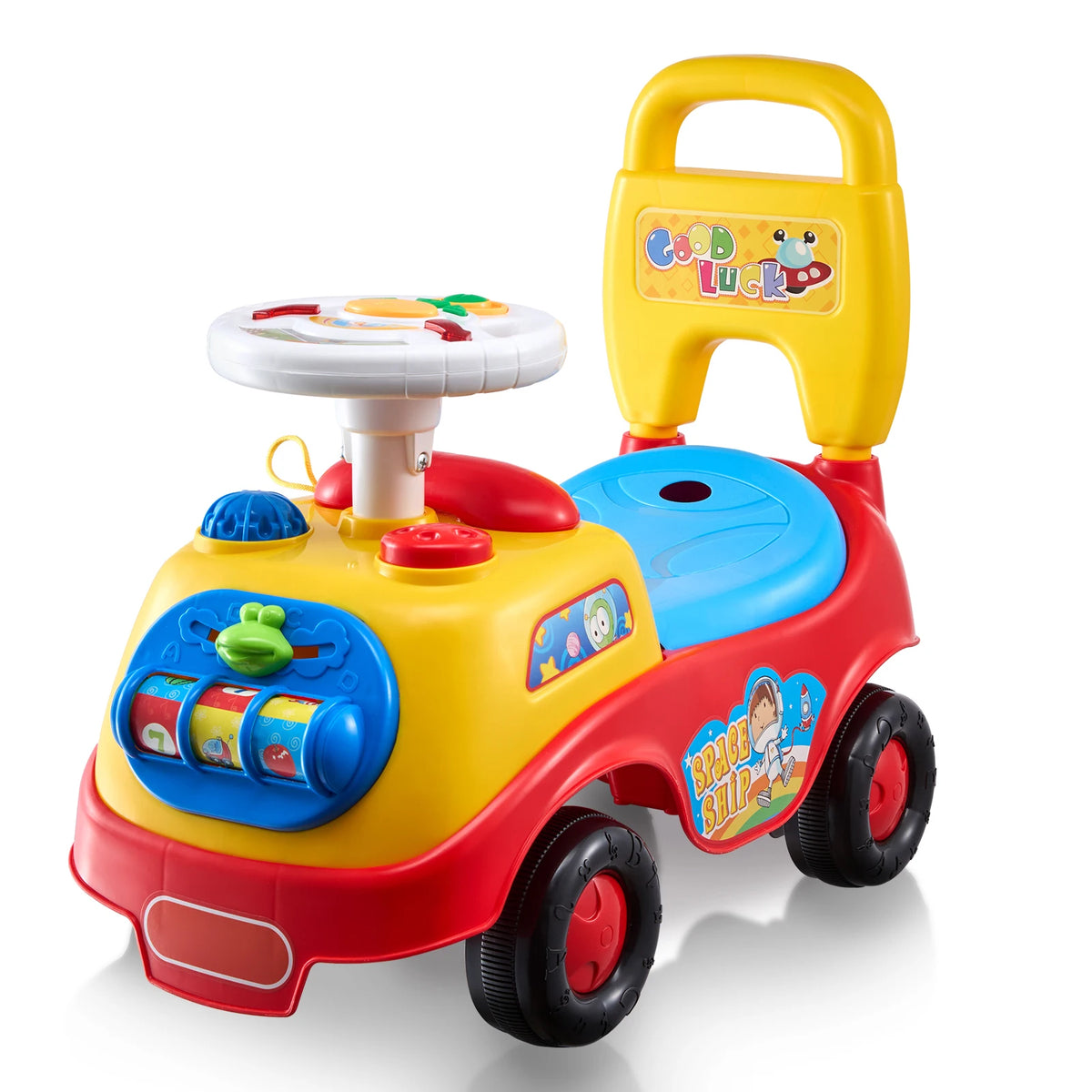 Toddler Ride On Push Car with Music