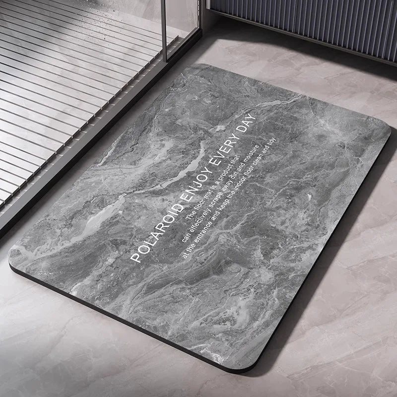 Diatomaceous Earth Bath Mat Various Designs– Quick-Dry Non-Slip Absorbent Rug