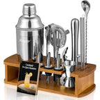Luxe Cocktail Shaker & Bartender Kit W/ Stand