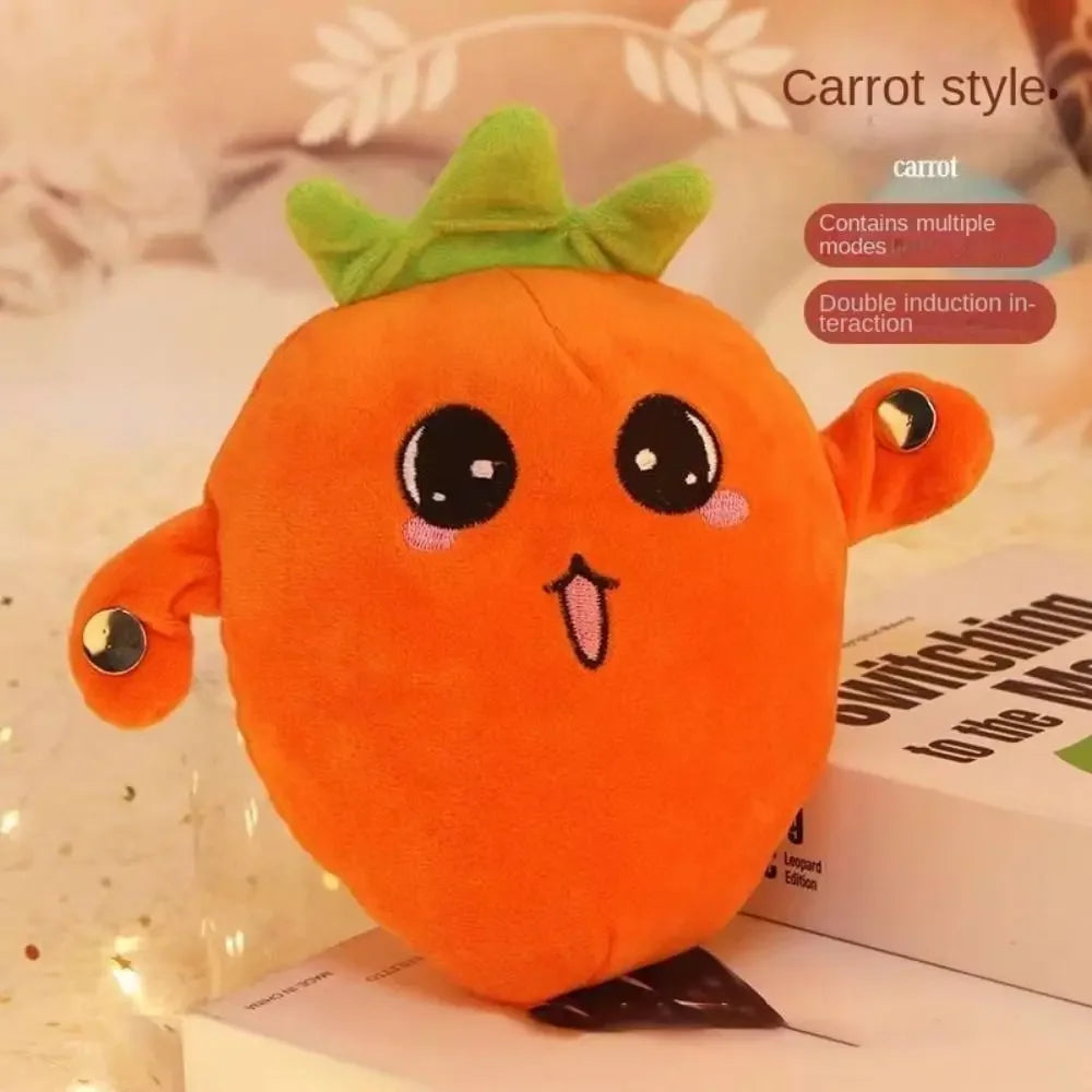 Interactive Plush Musical Fruit Induction Toy
