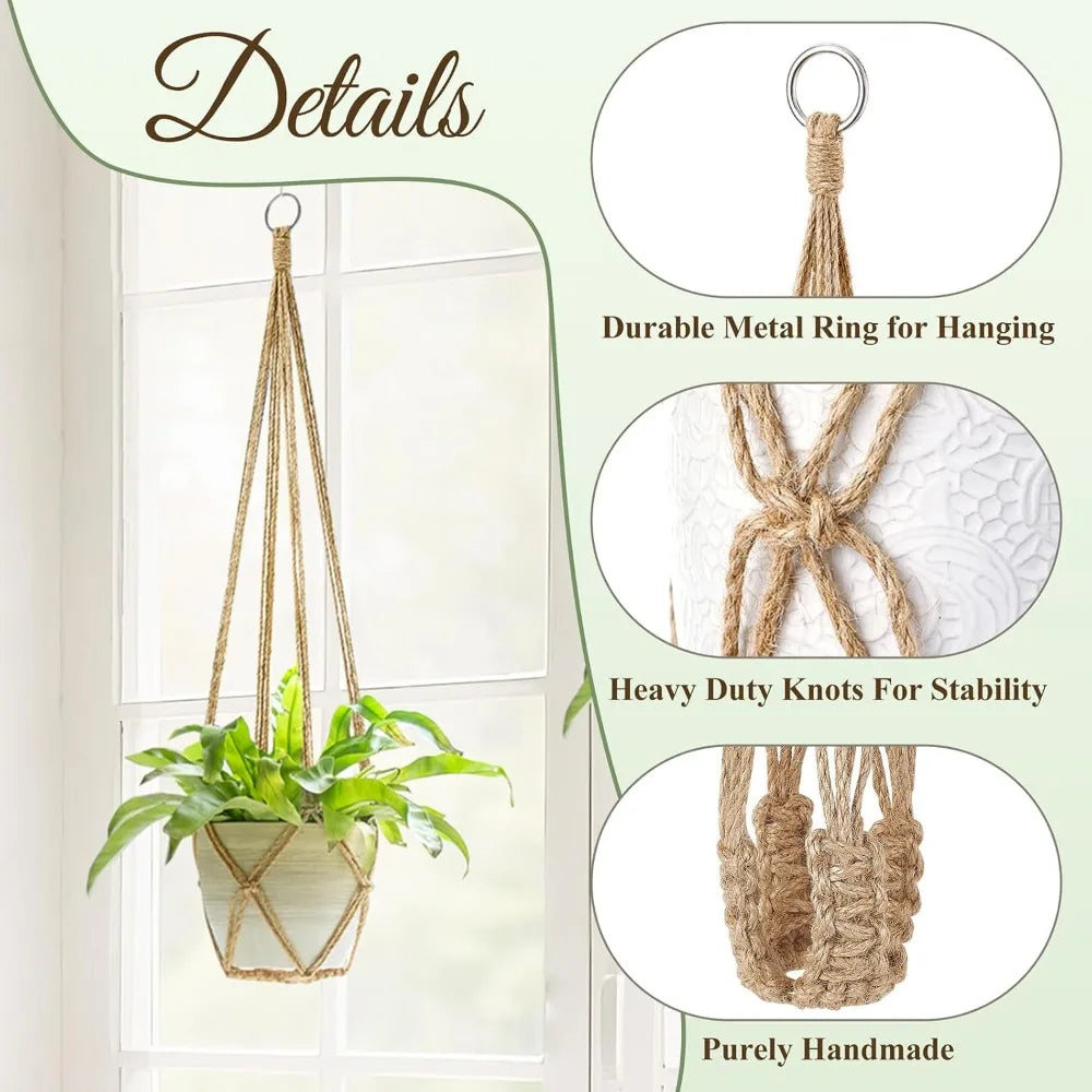 Macrame Plant Hanger Set of 3