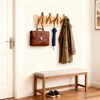 Carbonated Pine Wall Mount Coat/Towel Rack