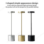 Modern Touch Sensor Rechargeable LED Table Lamp
