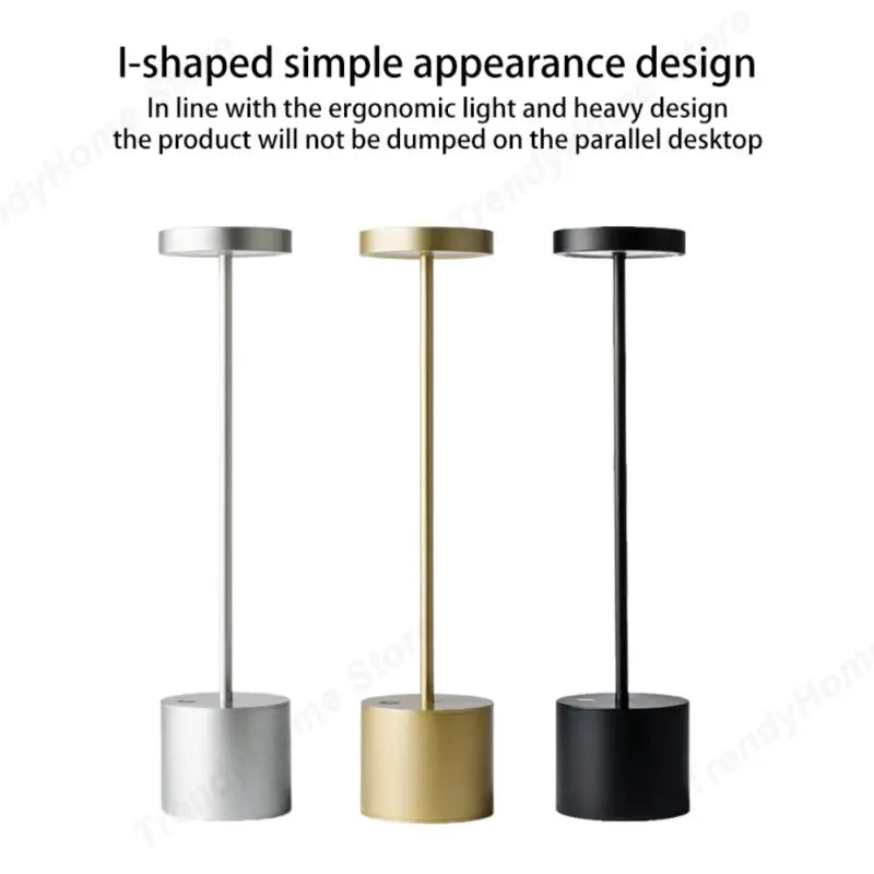 Modern Touch Sensor Rechargeable LED Table Lamp