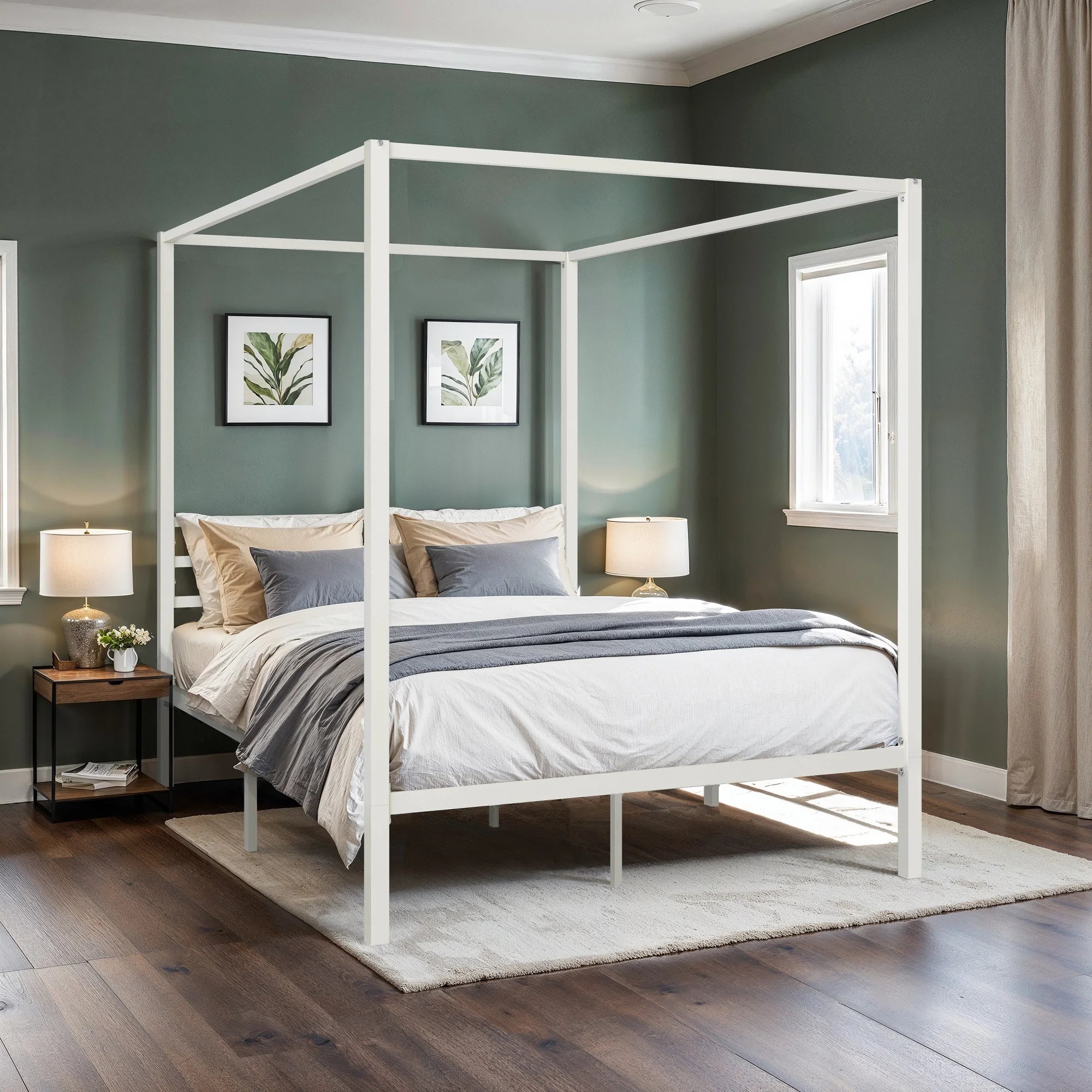 Canopy Enhanced 4-Poster Bed Frame
