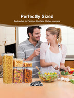 48pc Food Storage Containers With Lids & Labels